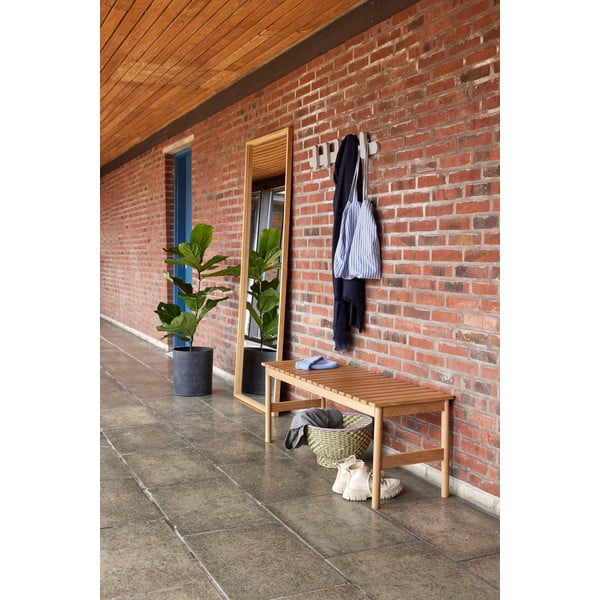 Hall seinakinnitus, mis on valmistatud saarepuidust Merry - Hübsch-image-2