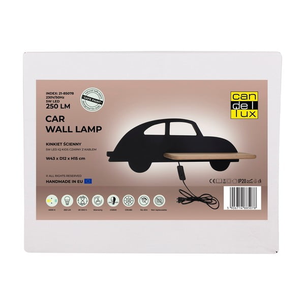 Must laste valgusti Car - Candellux Lighting-image-3