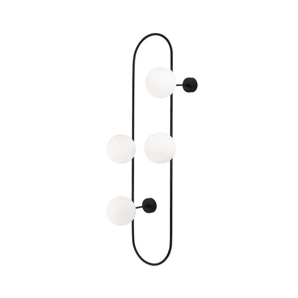 Must metallist seinalamp Opviq lights Karpos - Opviq lights-image-4