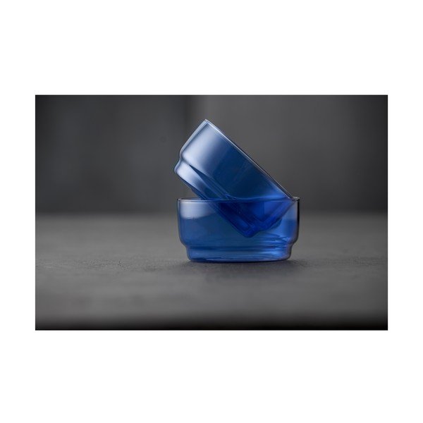 Sinised klaasist kausid 2tk komplektis 500 ml Torino - Lyngby Glas-image-4