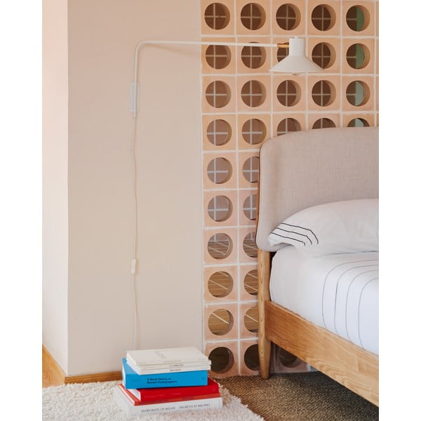 Valge seinavalgusti ø 20 cm Aria - Kave Home-image-1