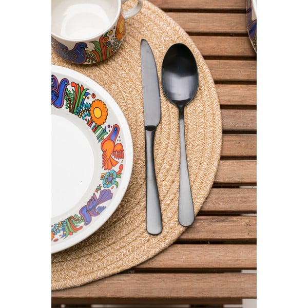 Naturaalne puuvillasegust taldrik, ø 38 cm - Tiseco Home Studio-image-2