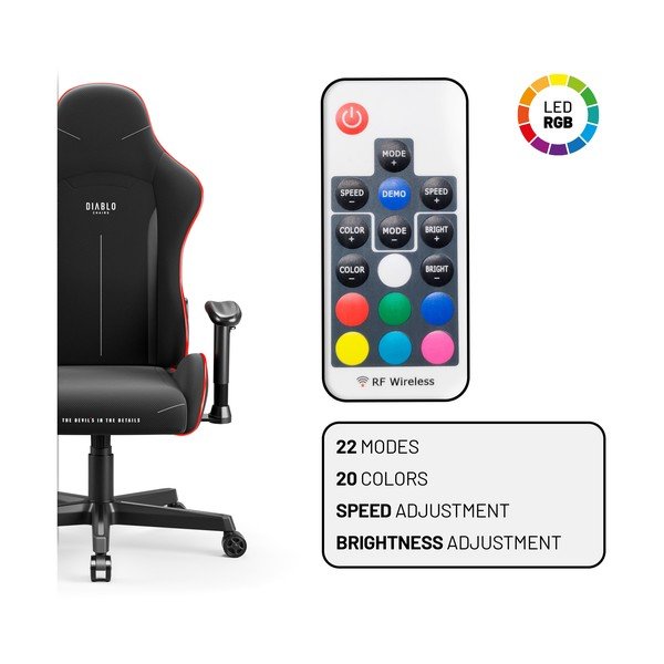 Must mängutool X-Starter LED - Diablo Chairs-image-2