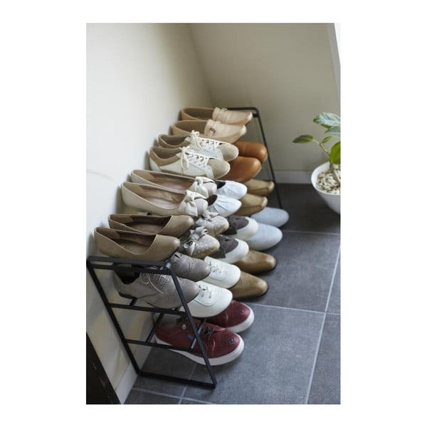 Must reguleeritav 3-tasandiline jalatsiriiul Maebashi - YAMAZAKI-image-4