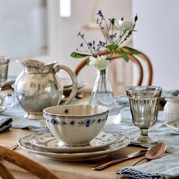 Sinine/beež keraamiline supikauss 770 ml Vila - Costa Nova-image-1