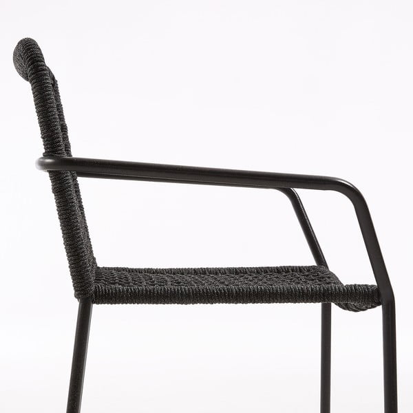 Must teraskonstruktsiooniga aiatool Bomer Boomer - Kave Home-image-1