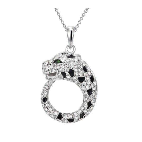 Náhrdelník s krystaly Swarovski Elements Crystals Leopard