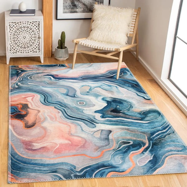 Sinine-roosa pestav vaip 60x100 cm Colors of Joy - Vitaus-image-1