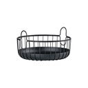 Metallist traatkorv ø 22x8 cm Inu - Zone