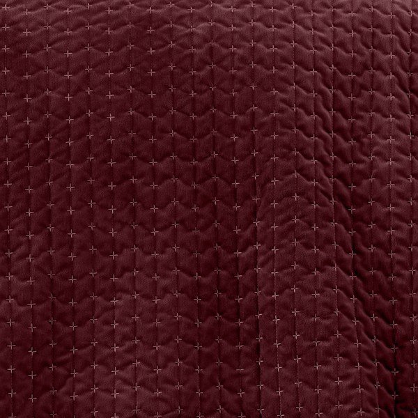 Burgundiapunane sametist tepitud voodikate 240x260 cm Attica Velvet - Bianca-image-2