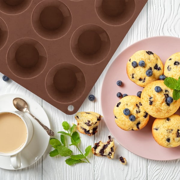 Silikoonist muffinivorm 23,5x29 cm - Orion-image-1