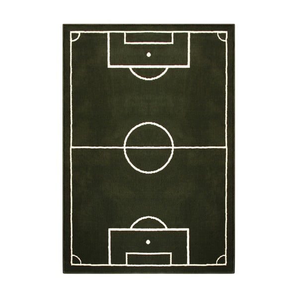 Dětský zelený koberec Hanse Home Football Field, 160 x 230 cm