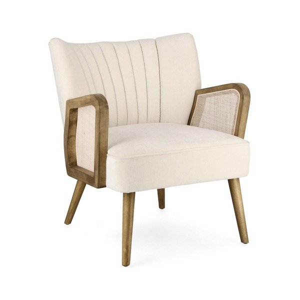 Beež sametist tugitool Virna - Bizzotto