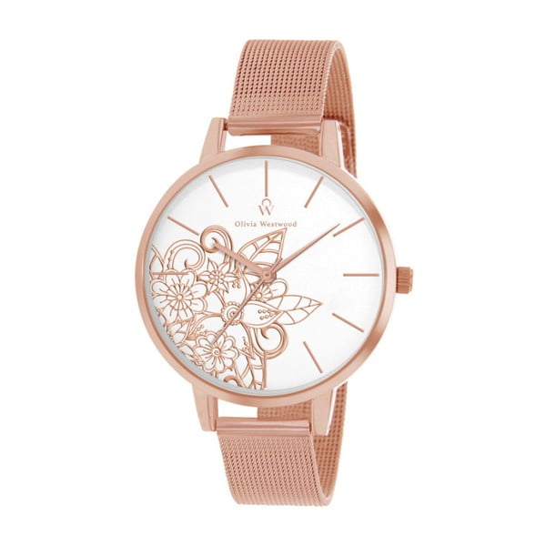Dámské hodinky s řemínkem ve světle růžové barvě Olivia Westwood Ludia