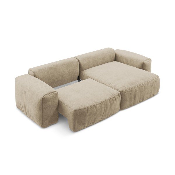 Helepruun šenill-nurgadiivanvoodi (parem nurk/diivanvoodiga) Kuki - Makamii-image-4