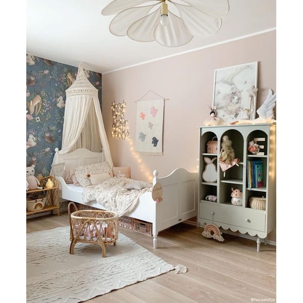 Valge pestav käsitsi kootud puuvillane vaip 120x160 cm Tribu Natural - Lorena Canals-image-1