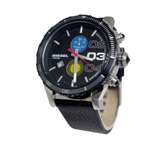 Stříbrné pánské hodinky Diesel DZ4331