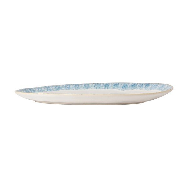 Valge ja sinine keraamiline serveerimistaldrik Brisa, pikkus 41 cm - Costa Nova-image-2