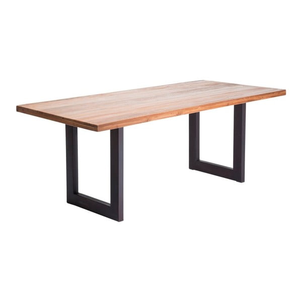 Jídelní stůl s deskou z recyklovaného teakového dřeva Kare Design Factory, délka 200 cm