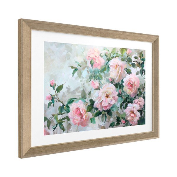 Trükitud pilt raamiga 75x56 cm Blooming Roses - Styler-image-4