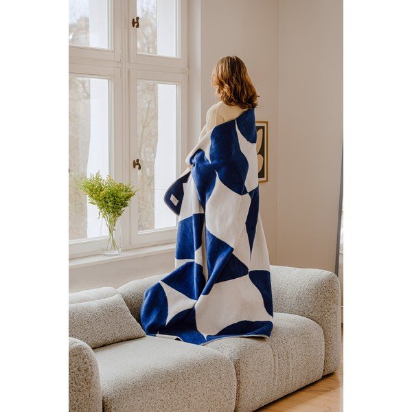 Sinine/kreemikas tekk 150x200 cm Tul - noo.ma-image-1