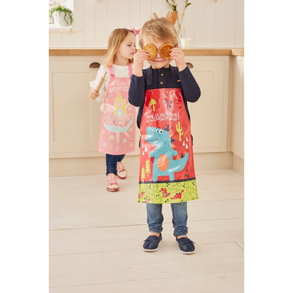 Puuvillane laste esiliin Dinosaur - Cooksmart ®-image-1