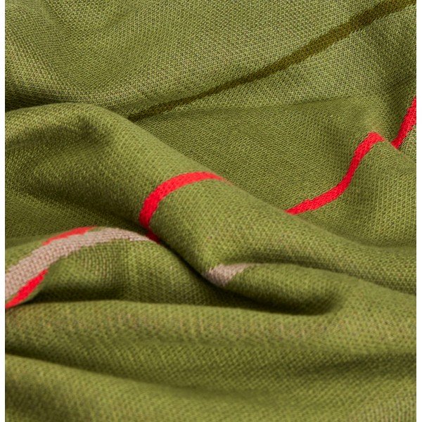 Roheline puuvillane tekk 200x140 cm Outline - Hübsch-image-1