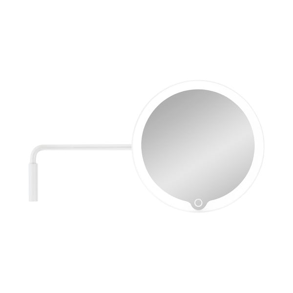 Valge LED taustavalgustusega seinale paigaldatav kosmeetiline peegel Modo - Blomus