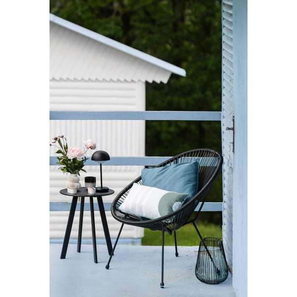 Must laualatern, latern, kõrgus 30 cm - PT LIVING-image-3