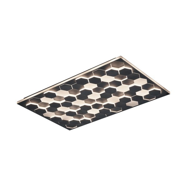 Must LED laevalgusti hääljuhtimise/mobiilirakenduse juhtimisega, metallist varjuga 70x115 cm Cifavo - CINQUE-image-3