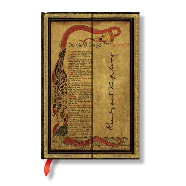 Zápisník s tvrdou vazbou Paperblanks Kipling, 10 x 14 cm