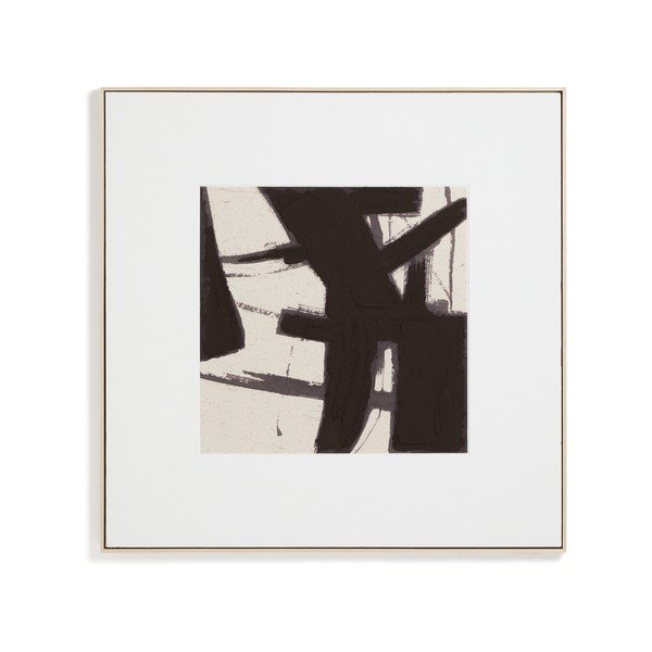 Käsitsi maalitud maal raamiga/lõuendil 100x100 cm Arilan - Kave Home-image-4