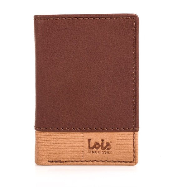 Kožená peněženka Lois Wood, 11x8 cm