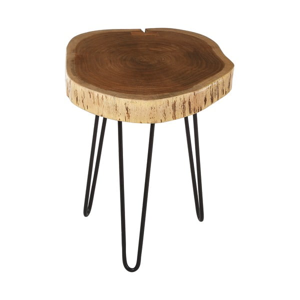 Kokkupandav laud akaatsiaplaadiga 46x48 cm Nandri - Premier Housewares-image-3