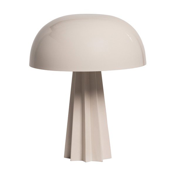 Kreemikas metallist laualamp (kõrgus 29 cm) Virel - WOOOD