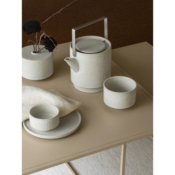 Kreemjas keraamiline teekann sõelaga 1 l Makoto - Blomus-image-1