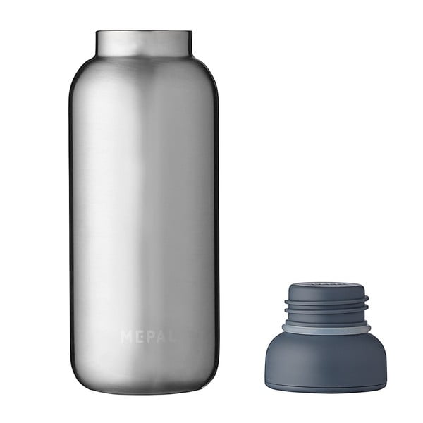 Hõbedane roostevabast terasest pudel 350 ml Natural brushed - Mepal-image-4