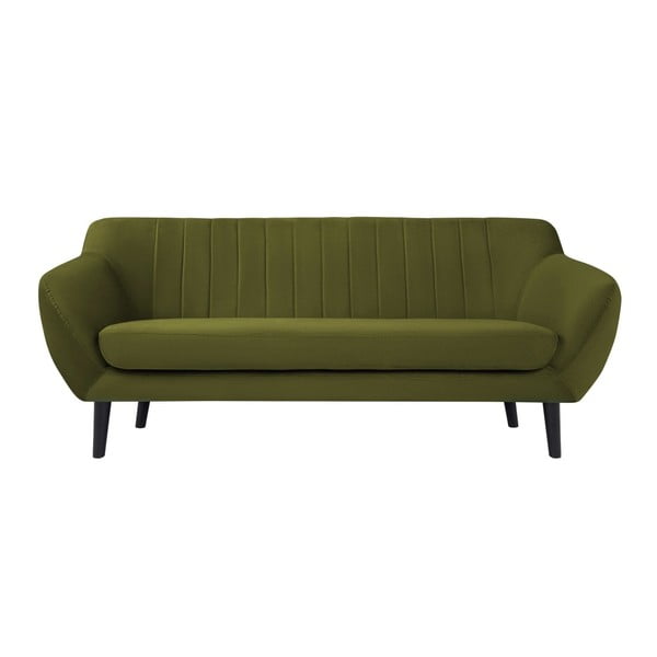 Roheline sametne diivan , 188 cm Toscane - Mazzini Sofas
