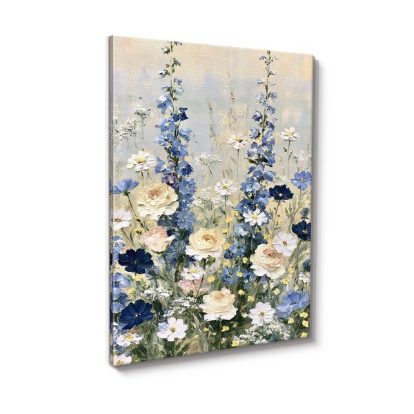 Trükitud pilt lõuendile 60x80 cm Blue Meadow - Styler-image-3