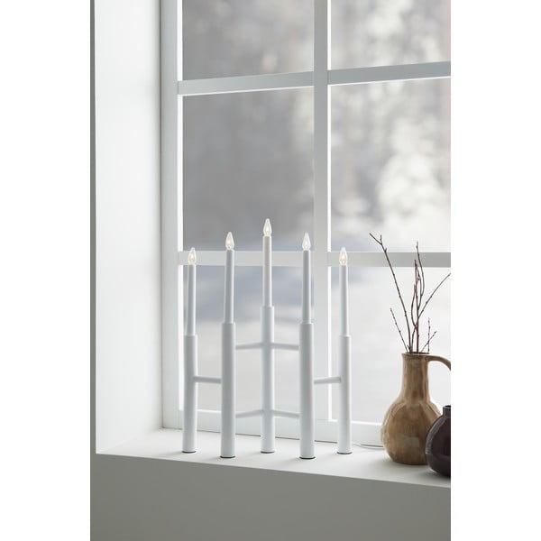 Valge jõulumotiividega valguskaunistus Cassiopeia - Markslöjd-image-1