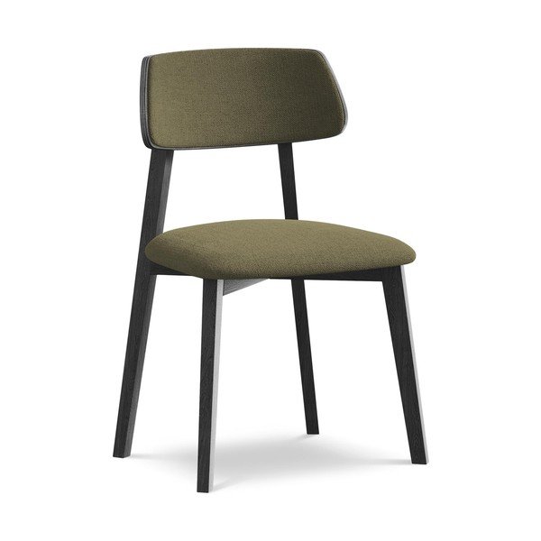 Roheline täispuidust söögitool Niu - Makamii