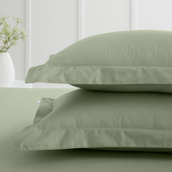 Perkal-puuvillased padjapüürid 2tk komplektis 50x75 cm Cotton Percale - Bianca-image-1