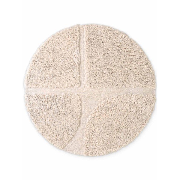 Kreem käsitsi kootud ümmargune vaip ø 160 cm Lambeth Jasper - Ted Baker
