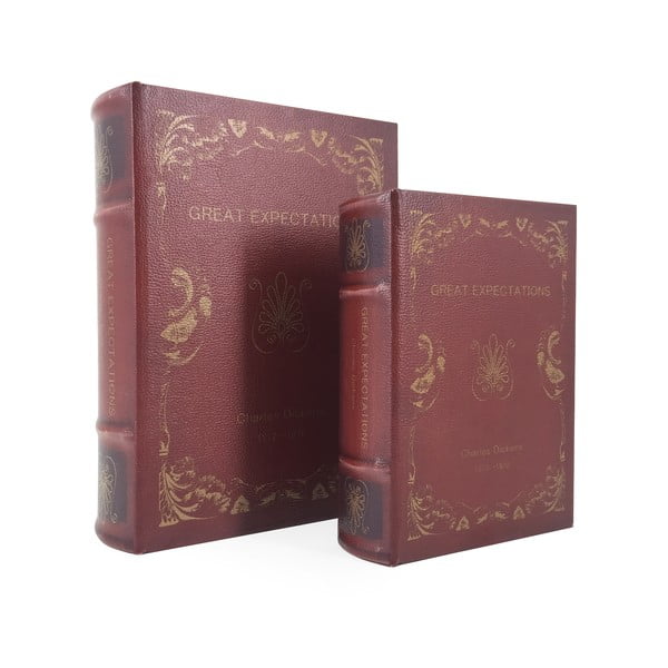 Sada 2 úložných dekorativních boxů Moycor Book