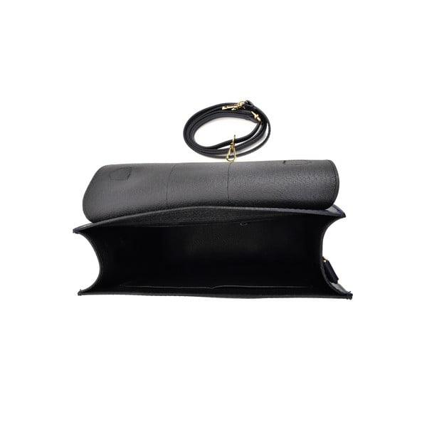 Tumesinine nahast käekott , 22 x 27 cm - Isabella Rhea-image-3