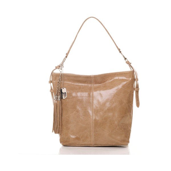 Kožená kabelka Hobo Taupe