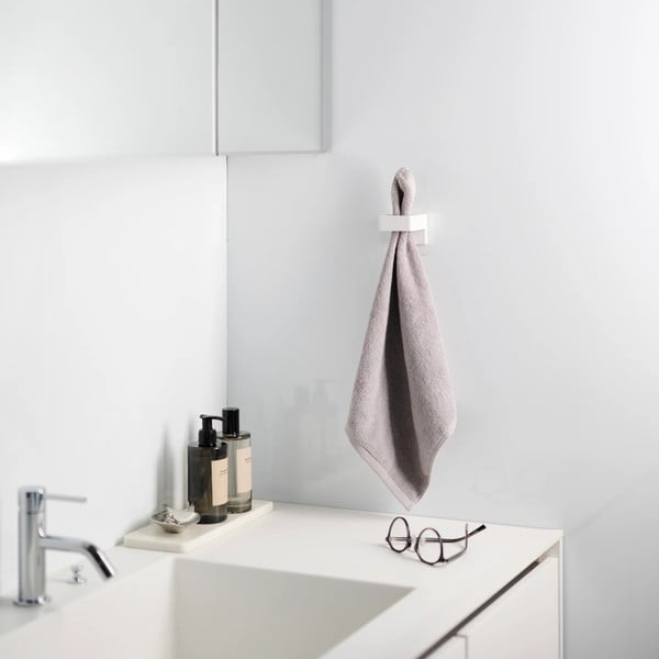 Valge plastikust multifunktsionaalne hoidja Film Hook - YAMAZAKI-image-3