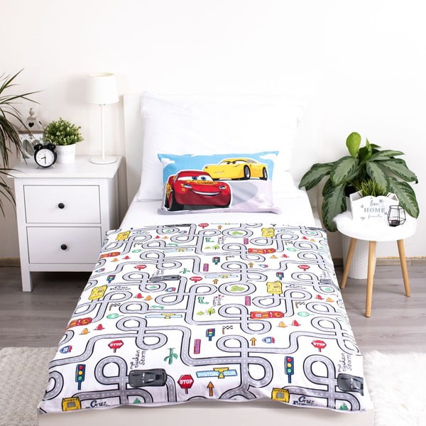 Puuvillane voodipesu 100x135 cm Cars - Jerry Fabrics-image-3