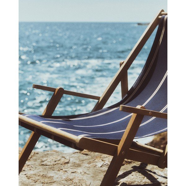 Sinine puidust aiatool Vilara - Kave Home-image-3