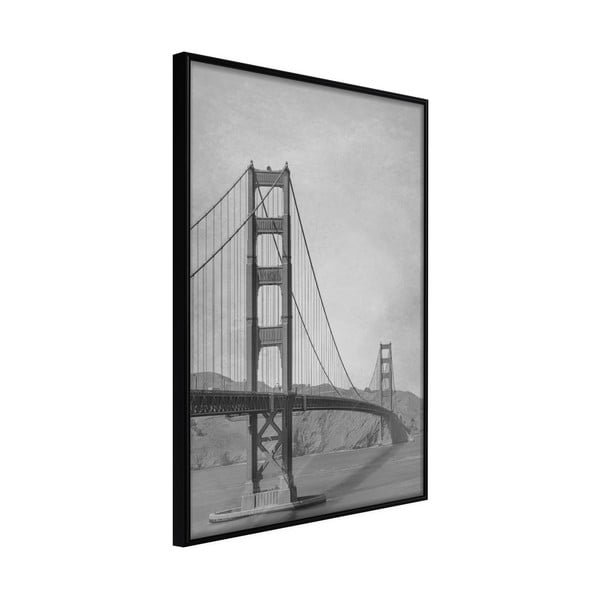 Plakat raamis II, 30 x 45 cm Bridge in San Francisco - Artgeist
